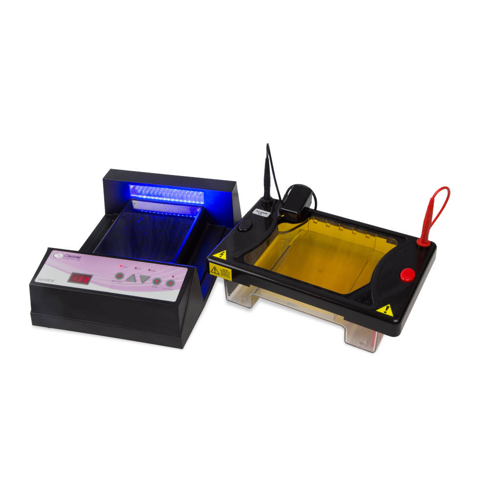 runVIEW system complete with 15 x 15cm gel tray - wisertech
